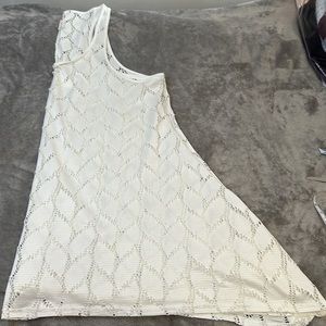 Nimes Cote d’Azur white swimsuit coverup, 3X